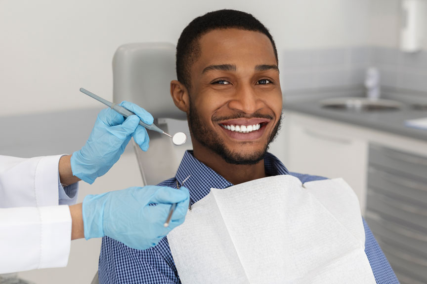 Patient Seeking Teeth Whitening Treatment in Burlington, ON